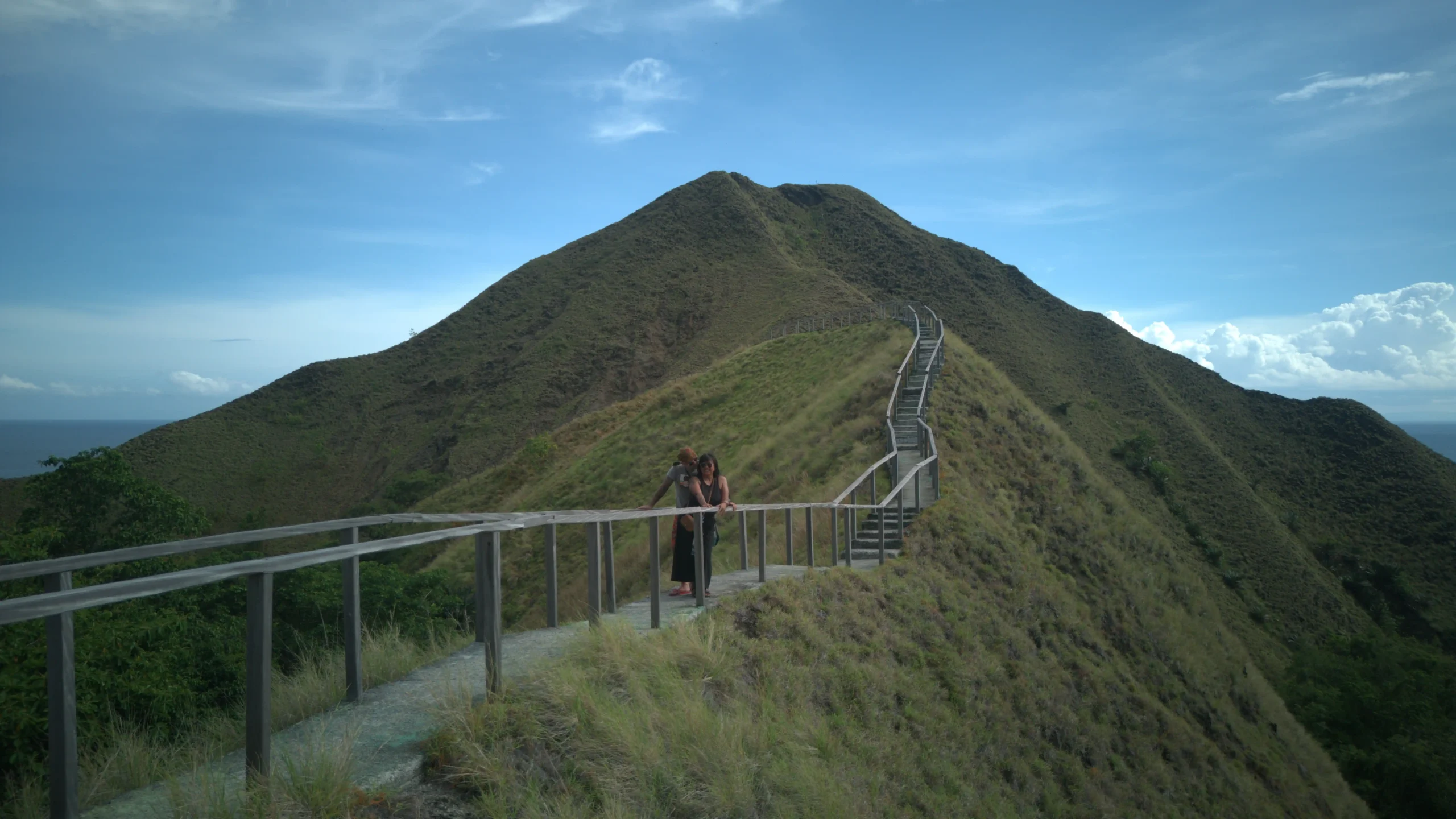 Pulau Dua Balantak surrounded by blue ocean in Banggai
